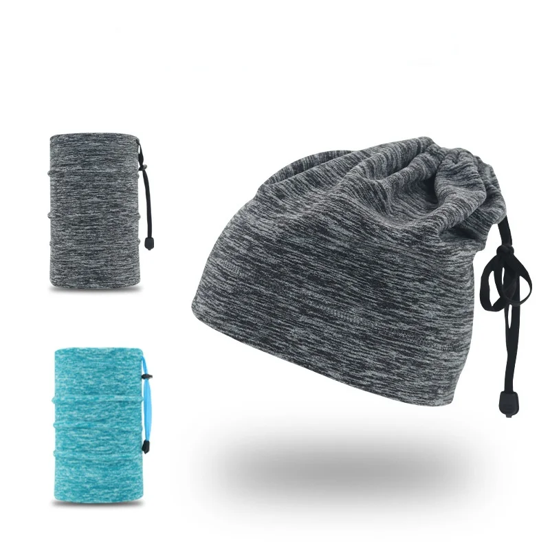 

Outdoor autumn and winter cycling wear warm hat, men and women fleece cationic scarf, multi-function thickening face cap, mask