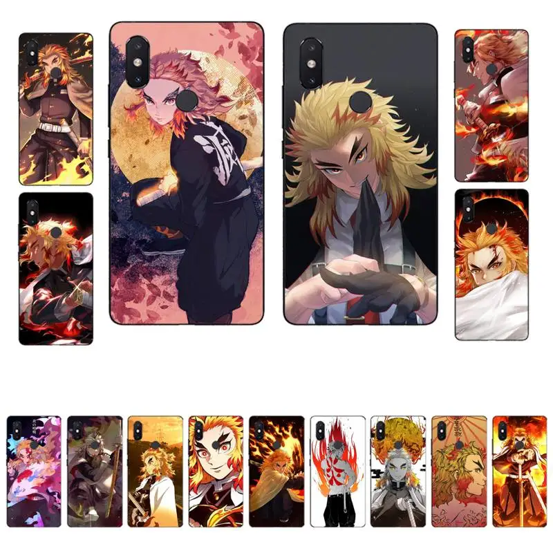 

Yinuoda Rengoku Kyoujurou Demon Slayer Kimetsu no Yaiba Phone Case for Xiaomi mi 8 9 10 lite pro 9SE 5 6 X max 2 3 mix2s F1