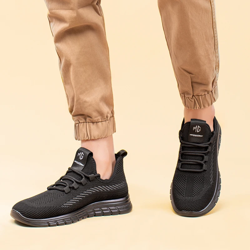 

38-45 Size Summer Sport Men Mesh Sneakers Misalwa White Black Breathable Men Loafers Comfortable Men Shoes Spring 2021