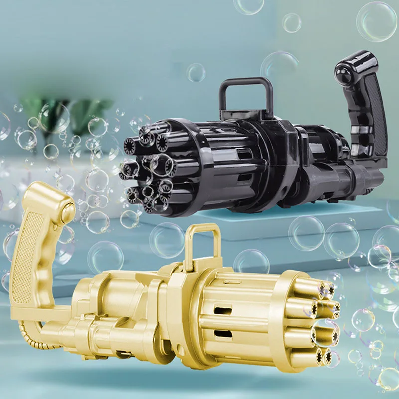 

Gatling Children's Toys Electric Bubble Gun Summer Play With Water Gun Bubble Blower