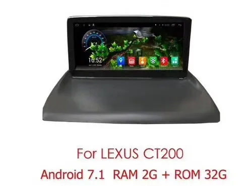 Chogath 10,25 дюймов 2 din Автомобильный мультимедийный плеер Android 7,0 автомобильный Радио gps навигатор для Lexus CT 200 с bluetooth, wifi