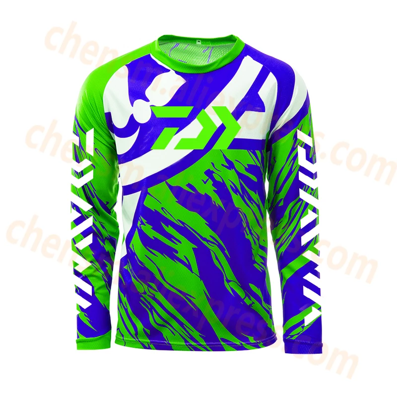

2020 4 Colors New Style Daiwa DAWA Men Fishing Clothes UV Protection Moisture Wicking Quick-drying Breathable Fishing Shirts