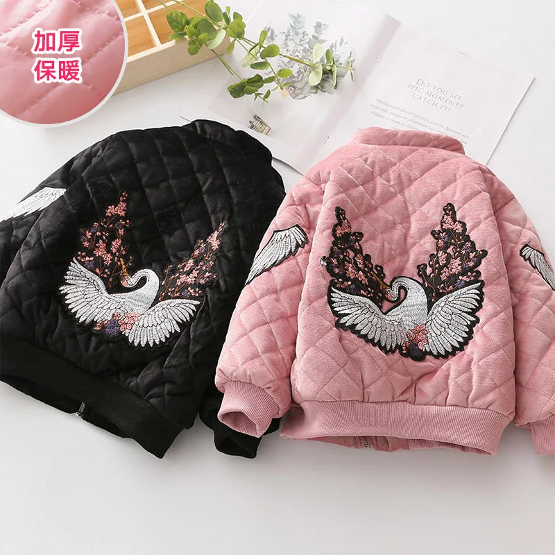 

Детская куртка с вышивкой, детская зимняя одежда