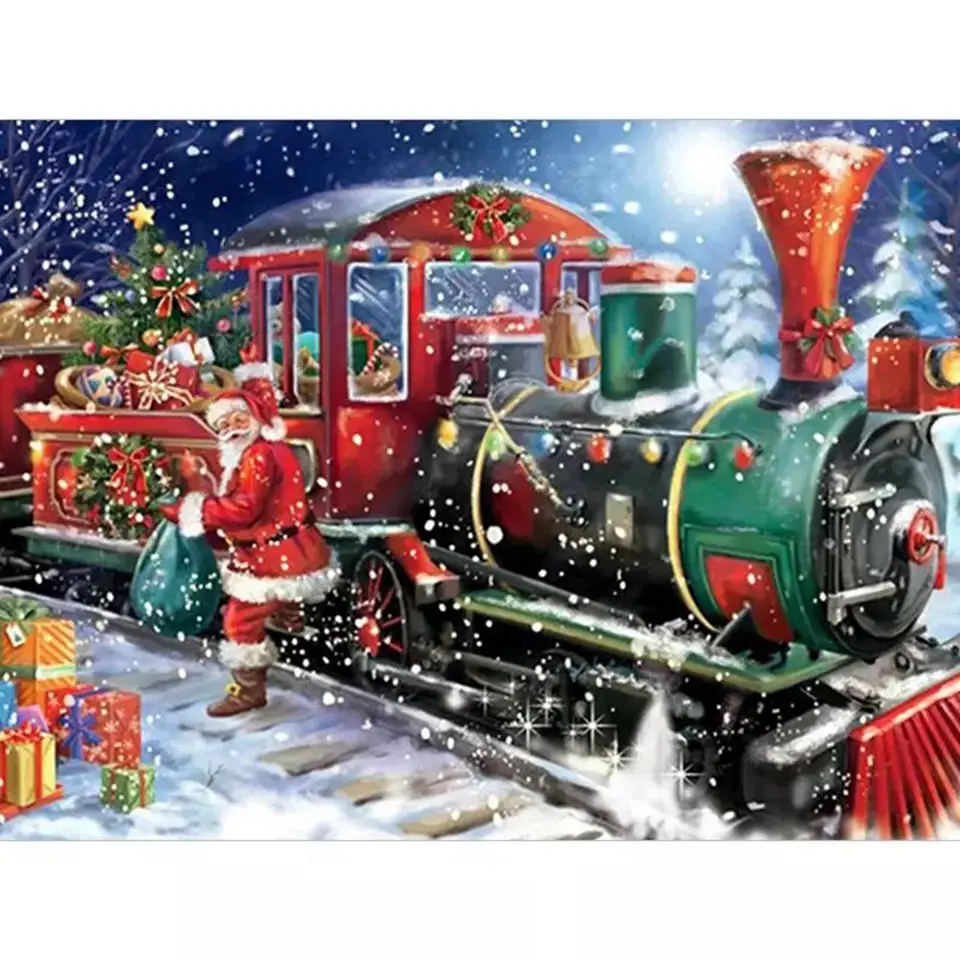 

5D diamond painting household articles handicraft sewing cross stitch "Santa Claus" DIY stick diamond embroidery decorative gift