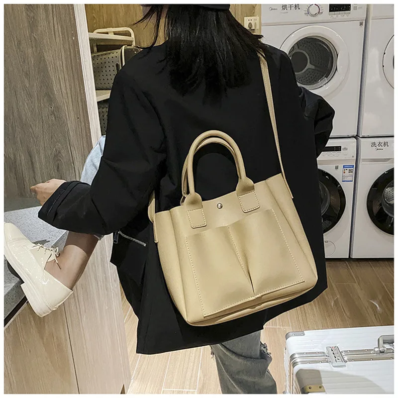 

Large Capacity Composite Bags For Women 2020 Luxury Handbags Women Designer PU Leather Crossbody Bags Sac Femme Shoulder Bag