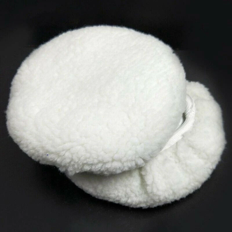 

5-6 inches Polishing pad 6pcs Soft Wool Bonnet Buffer Cushion Washable
