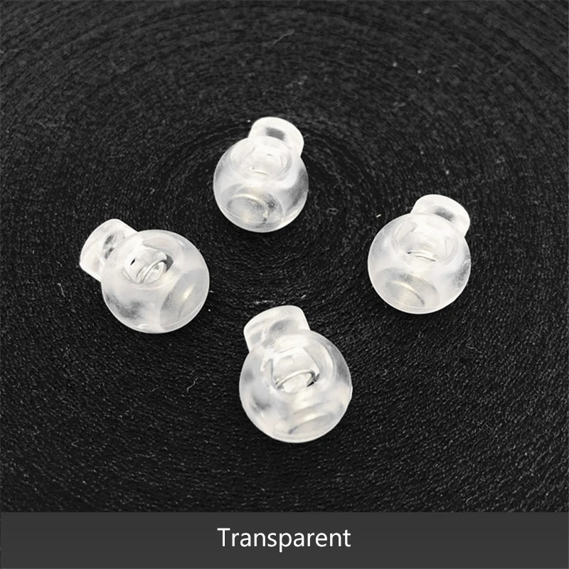 20 шт Цвет прозрачный Веревка Эластичный двухщелевая Пряжка поделки своими