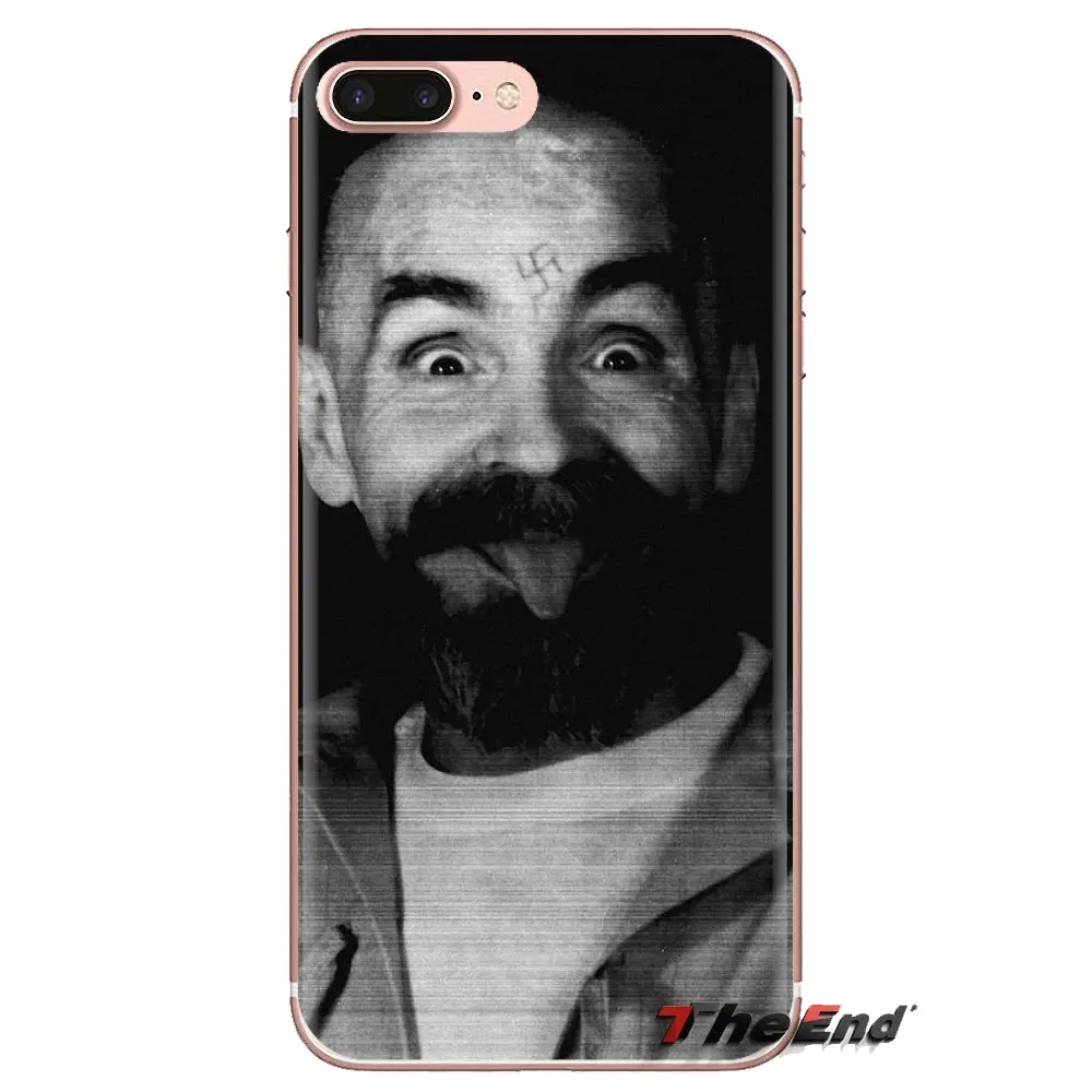 Мягкие прозрачные чехлы для Xiaomi Redmi 4A S2 Note 3 3S 4 4X5 Plus 6 7 6A Pro Pocophone F1 Charles Manson |
