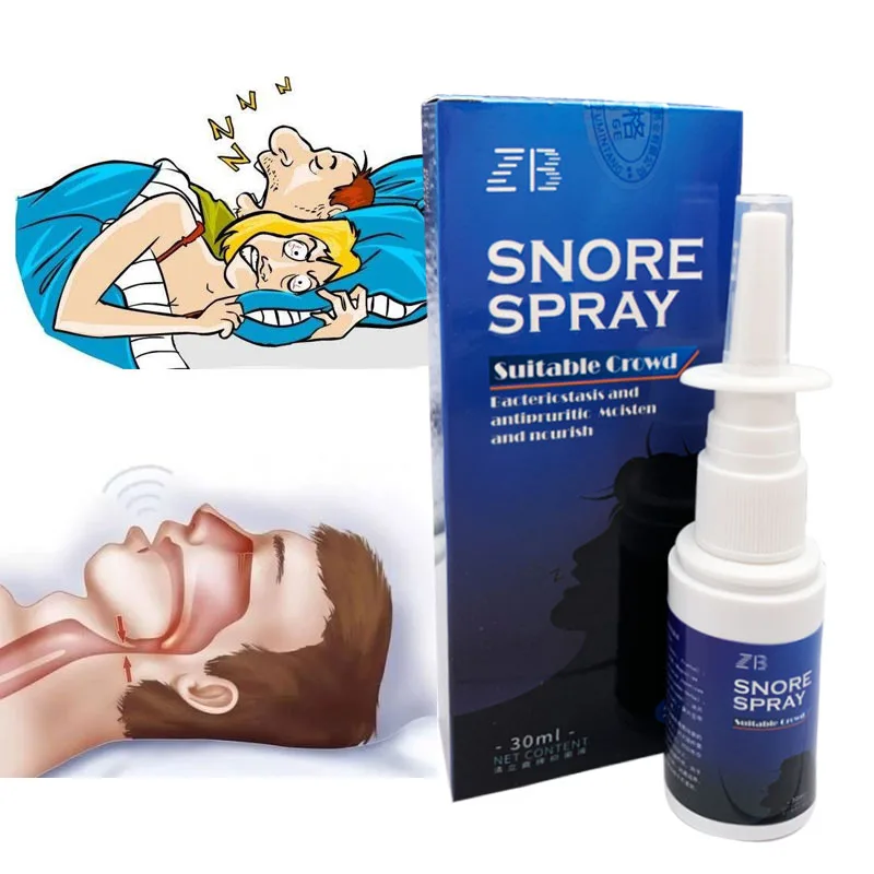 Спрей от храпа 30 мл лечение хронического синусита ринита загруженности зуда