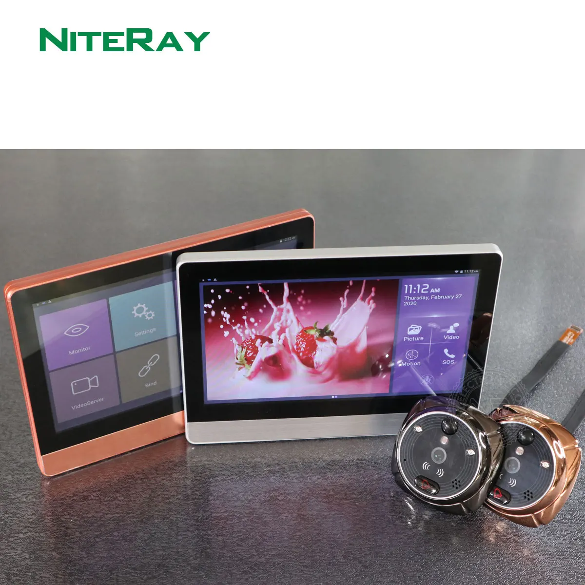 Двусторонний домофон беспроводной дверной глазок камера умный ИК iHome4 с функцией