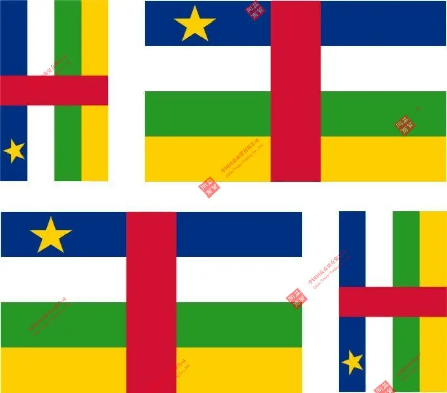 

Set of 4x sticker vinyl car bumper decal outdoor flag central african republic racing helme tlaptop stickers
