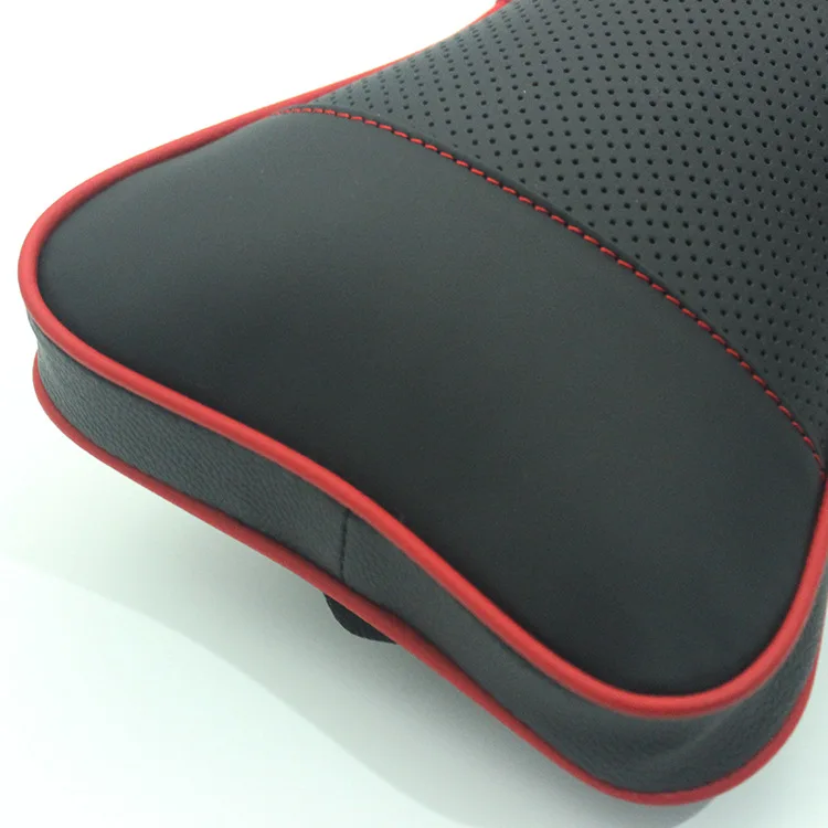 2 шт. натуральная кожа сиденье для автомобиля подушка шеи подголовник аксессуары