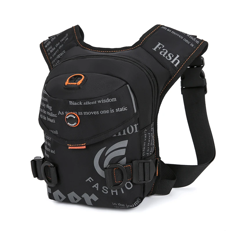 

Men Waterproof Thigh Bag New Nylon Waist Packs Outdoor Riding Motorcycle Crossbody Hip Belt Bags Shoulder Bags Travel Chest Bags