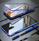 Магнитный металлический чехол-книжка для OnePlus Nord 9, 6T, 7, 7T, 8 Pro, 360, чехол s на One plus 9, 6T, 7, 7T, 8 Pro, Nord, чехлы с закаленным стеклом
