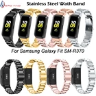 Металлический сменный ремешок для часов из нержавеющей стали ремешок для Samsung Galaxy Fit SM-R370 Смарт-часы Миланская петля браслет