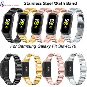 Металлический сменный ремешок для часов из нержавеющей стали ремешок для Samsung Galaxy Fit SM-R370 Смарт-часы Миланская петля браслет