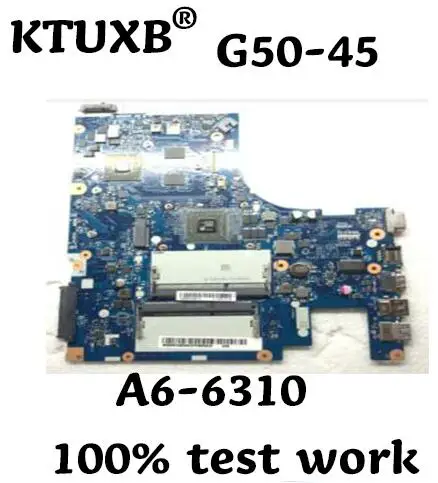 KTUXB ACLU5/ACLU6 NM-A281 для lenovo G50-45 Материнская плата ноутбука A6-6310 DDR3 тестовая работа