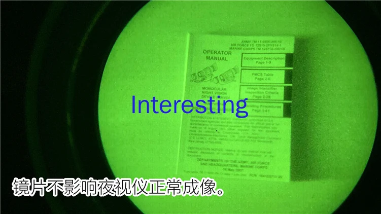 

Защитные линзы ночного видения PVS14