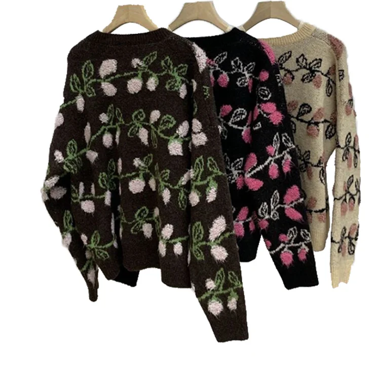 

Hot Selling Shirts Fashion Tops For Women Pullover Knitted Top Women's Sweaters