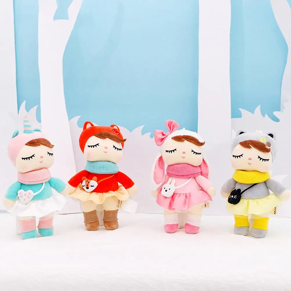 Metoo куклы плюшевые игрушки брелок рюкзак игрушечная Зайка Анжела мягкие для