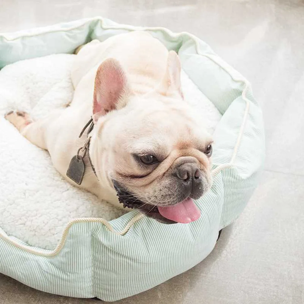 

Warm Dog Beds Mats Sleeping Fleece Removable Luxury Soft Comfort Cotton Pet Cat Beds Dropshipping