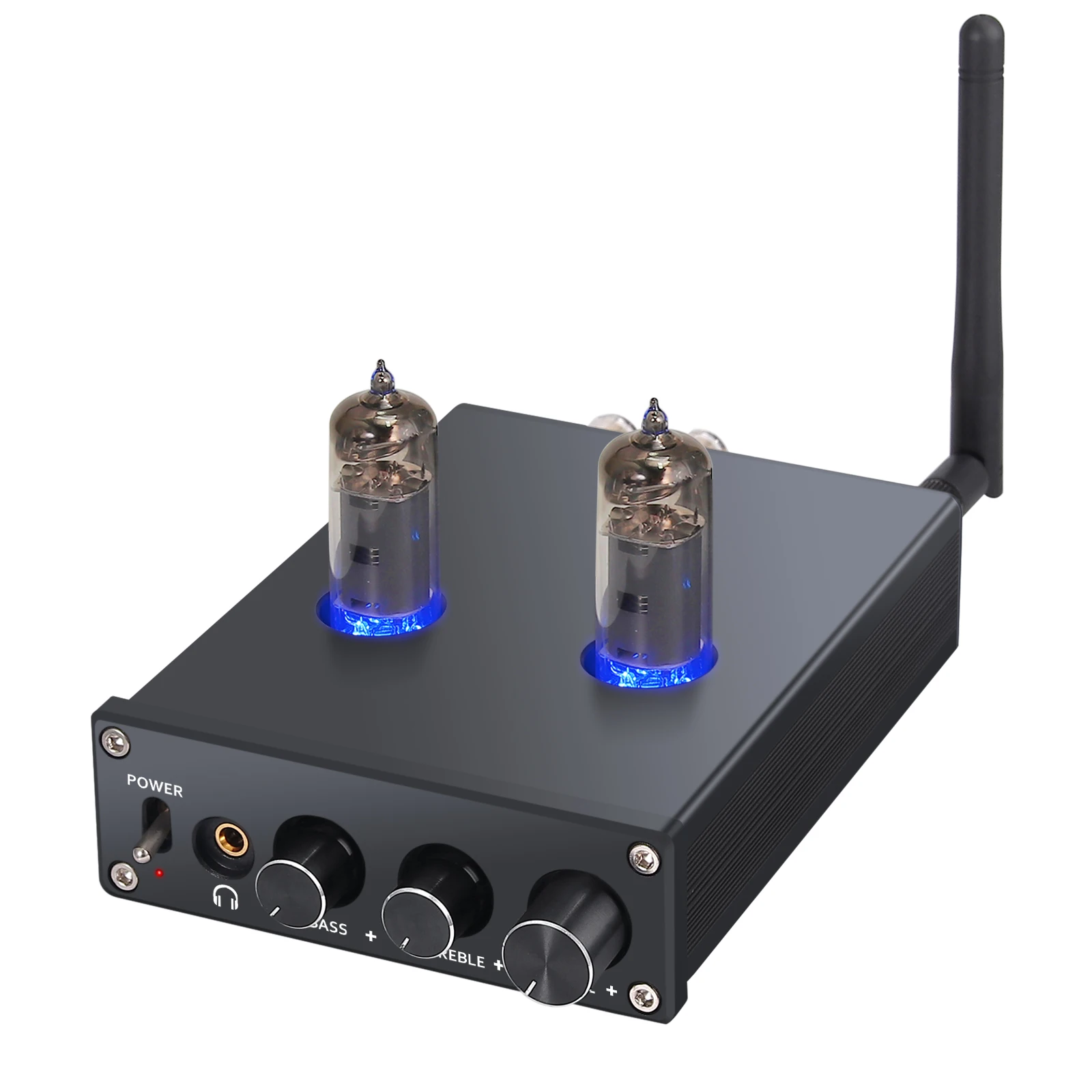 Noeteck 6J4 вакуумный ламповый усилитель предусилитель Bluetooth 4,2 усилитель с тройной Регулировка тона баса для домашнего звукового театра
