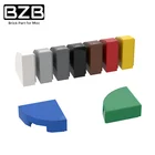 BZB MOC 10 шт. DIY строительные блоки, детали 25269, керамическая плитка, круглая 1x1 кирпичная модель, Развивающие детские игрушки, подарки