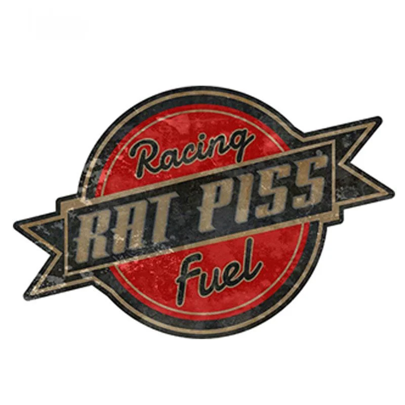 

Car Sticker Rat Rod Rat Piss Racing Fuel Decal Automobile Decoration Accessories Waterroof Vinyl,12cmX8cm