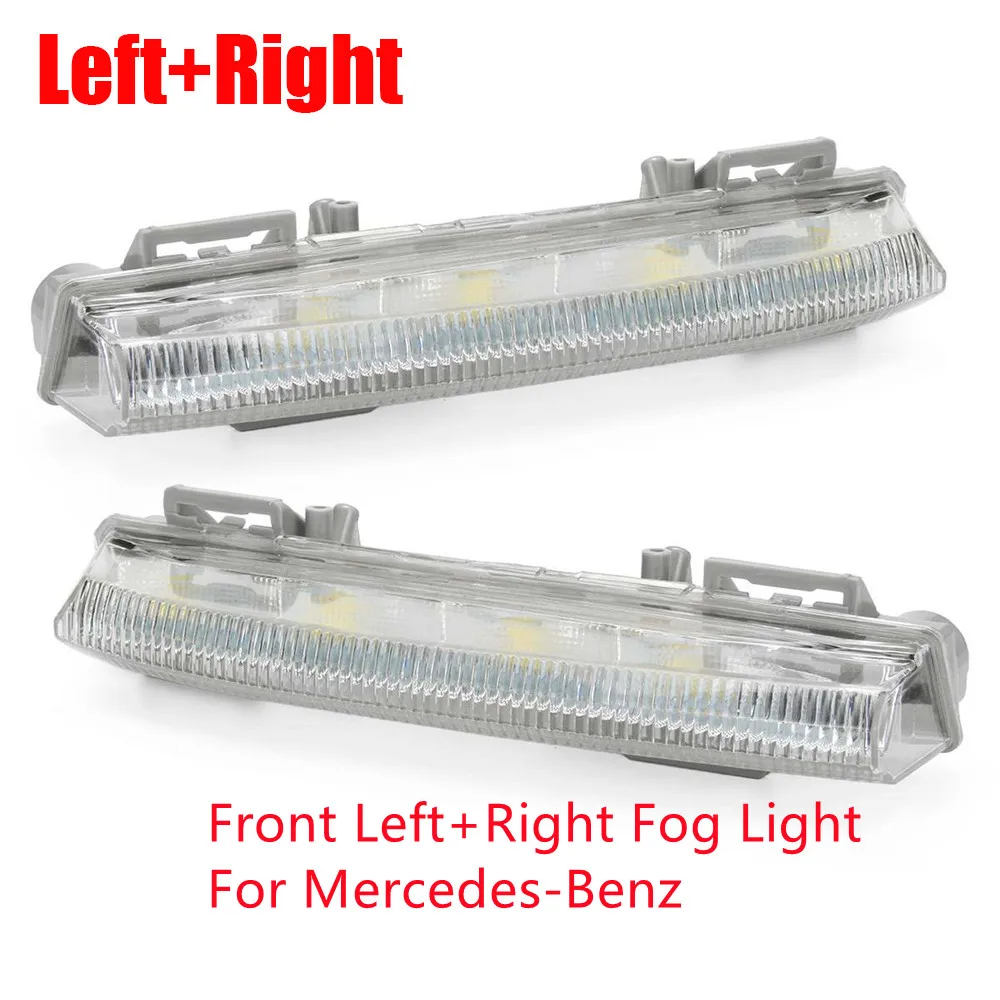 

Front Left & Right Side LED Fog Light Front DRL Fog Light For Mercedes For Benz W204 W212 C250 C280 C350 E350 Car Accessorry