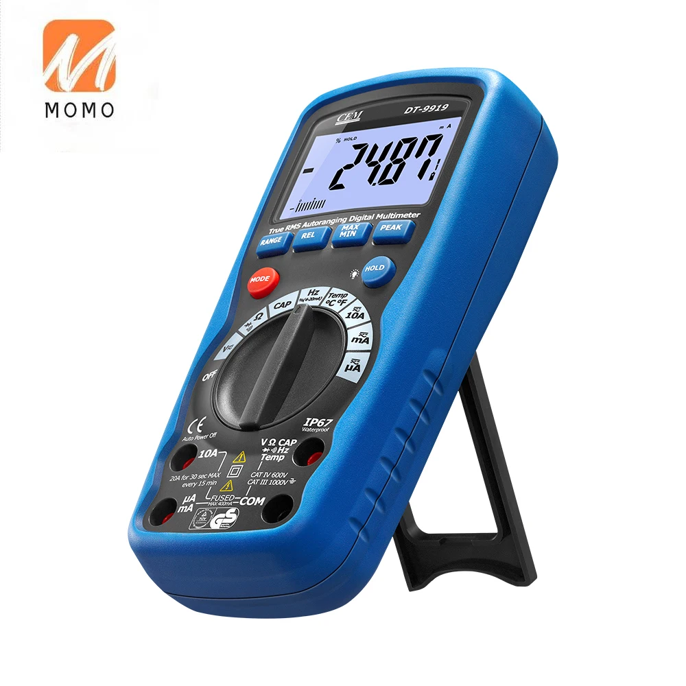 DT-9919 40000 отсчетов Профессиональный Промышленный Цифровой мультиметр True RMS 4-20 мА |
