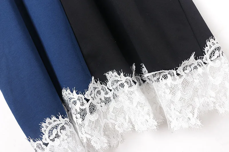 Корейское модное комбинированное платье контрастного цвета для женщин большой