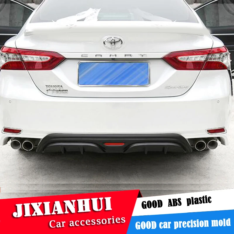 

For Camry Body kit spoiler 2018-2019 For Toyota Camry XDY ABS Rear lip rear spoiler front Bumper Diffuser Bumpers Protector