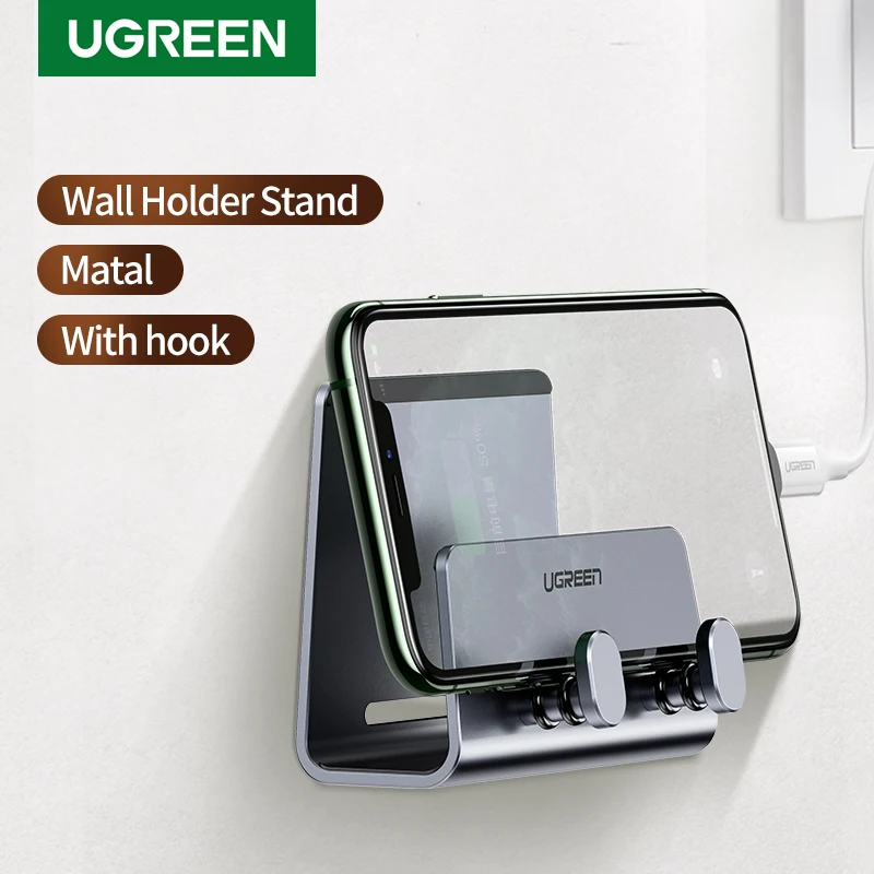 Настенный держатель для телефона UGREEN iPhone 11 Pro Max X 8 7|Подставки и держатели| |