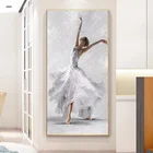 Абстрактная балерина, холст, живопись, танцы, класс, подвесные плакаты и принты, настенные художественные картины для гостиной, домашний декор