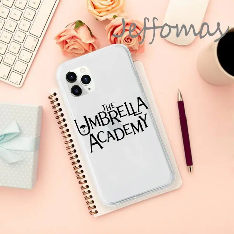 

TV show The Umbrella Academy Phone Case Transparent soft For iphone 5 5s 5c se 6 6s 7 8 11 12 plus mini x xs xr pro max