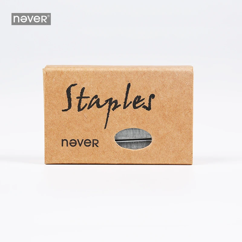 Никогда не креативные цветные металлические скобы серебряные для степлеров 2021