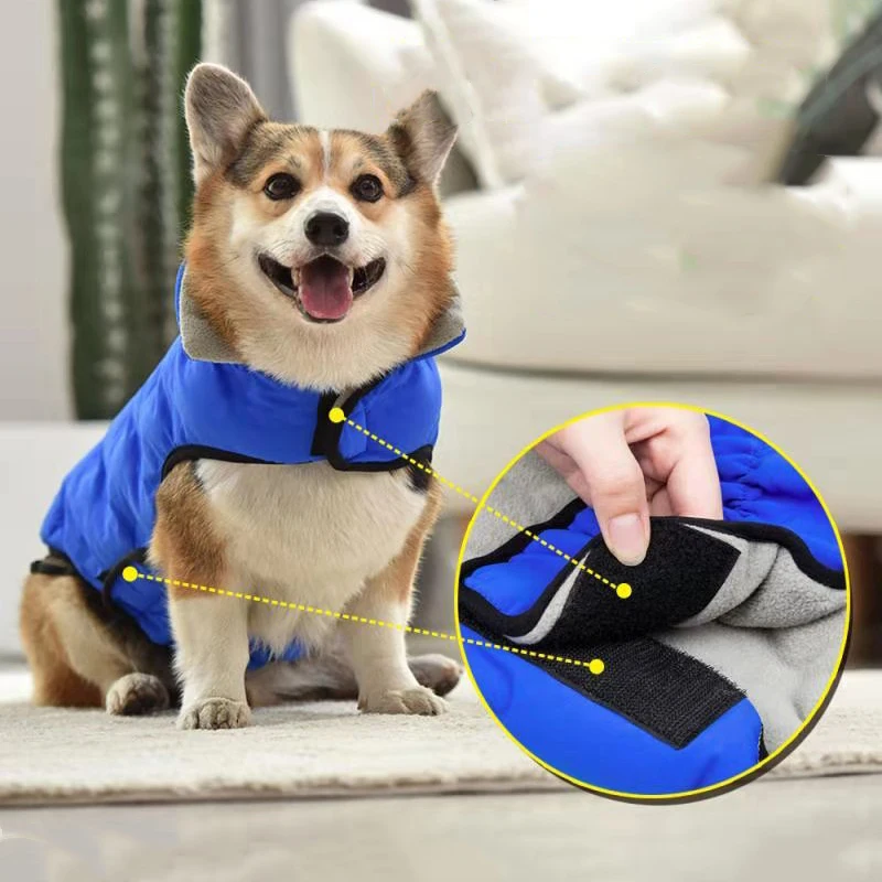 Одежда для собак зимняя куртка щенков пальто хлопковый пуховик дышащая одежда