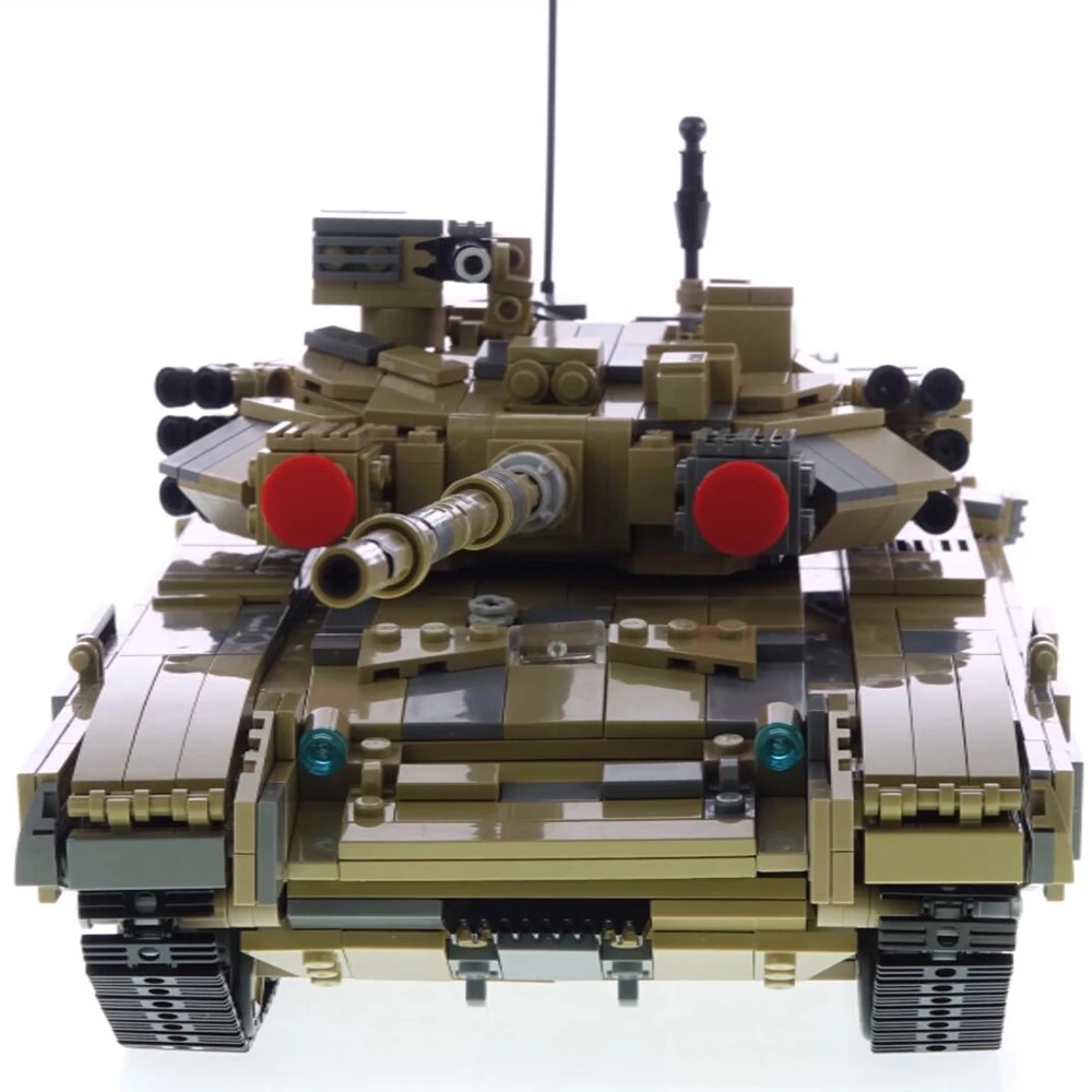 CaDA кирпичи бак 1722 штук военный колесница модель строительные блоки автомобиля