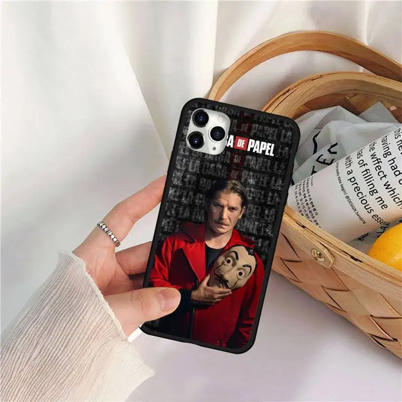 

La casa de papel Phone Case for iPhone 11 12 pro MINI XS MAX 8 7 6 6S Plus X 5S SE 2020 XR