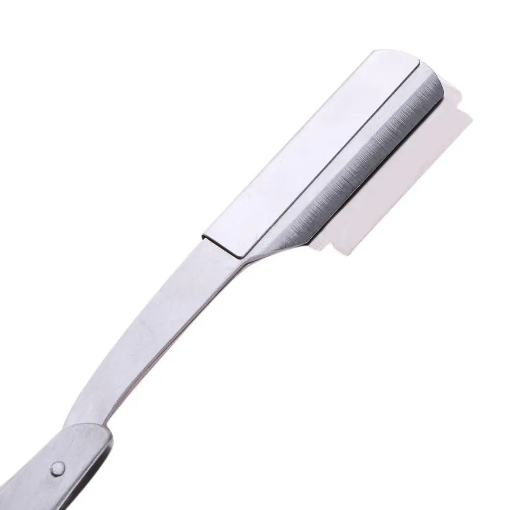 Инструмент из нержавеющей стали держатель для бритвы лезвия прямой инструмент