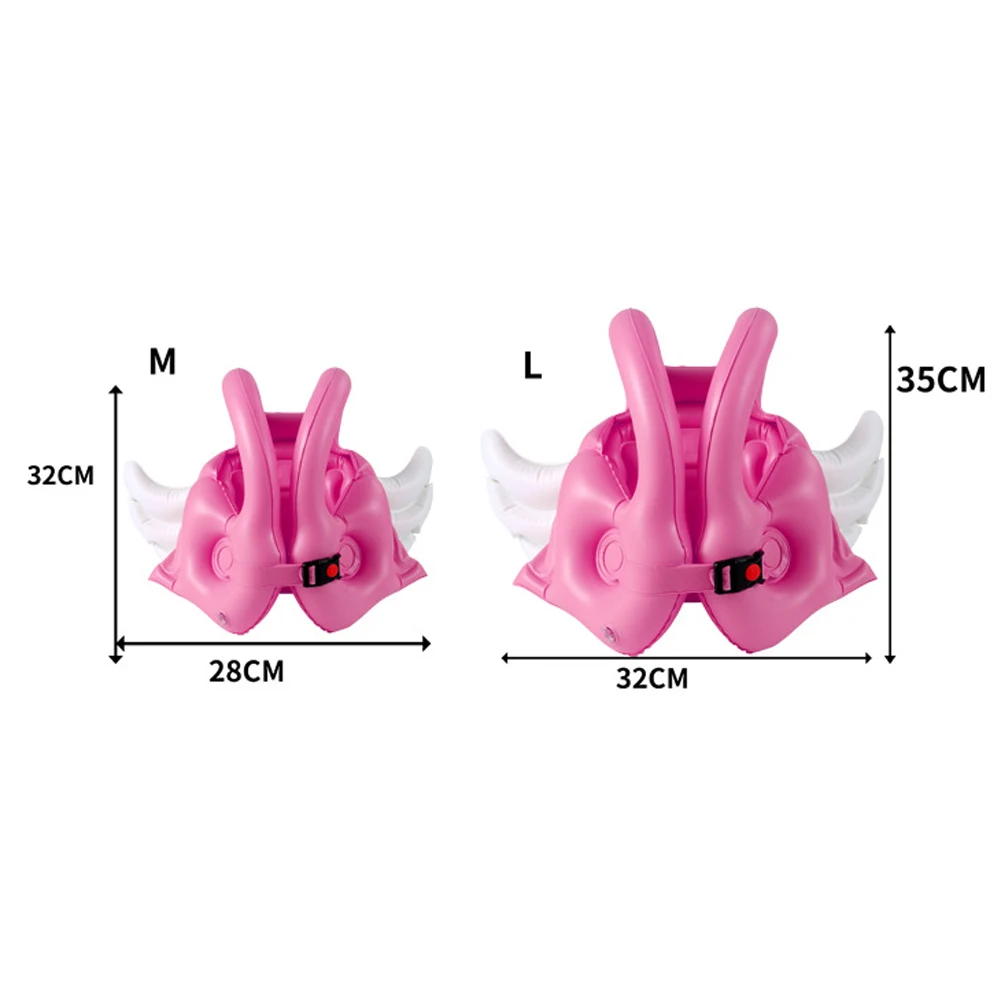 

Children Angel Wing Inflatable Vest Baby Swimming Buoy PVC Floats Jacket 10-35kg Chlidren Swimming Trainer Surfing Vest kids