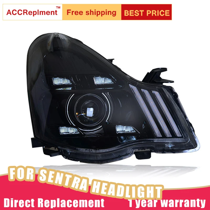 

2Pcs LED Headlights For Nissan Sylphy 2006-2019 led car lights Angel eyes xenon HID KIT Fog lights LED Daytime Running Lights