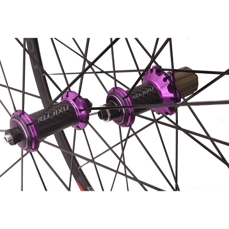 Супер-громкие колеса для дорожного велосипеда 700c Rujixu-pro 40 мм углеродная трубка