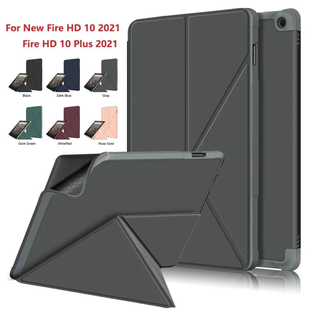 Чехол для нового Fire HD 10 2021 с функцией автоматического сна/пробуждения чехол New Plus
