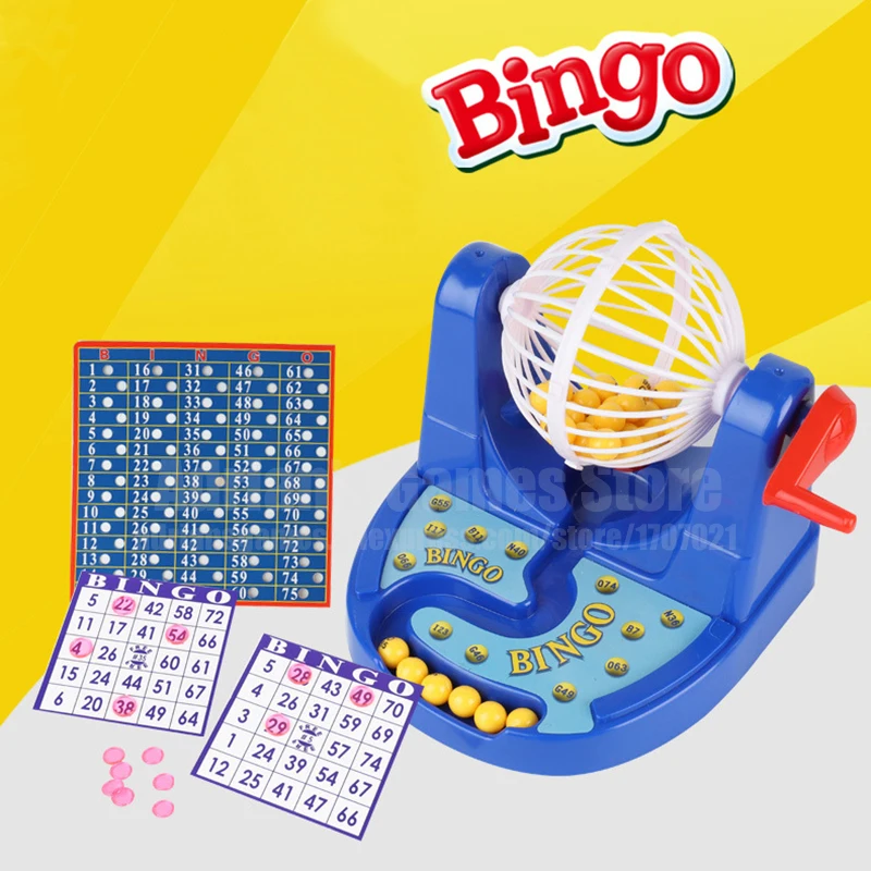 Лотерейная машина с 75 шариками для рисования лотерии бинго настольные игры на