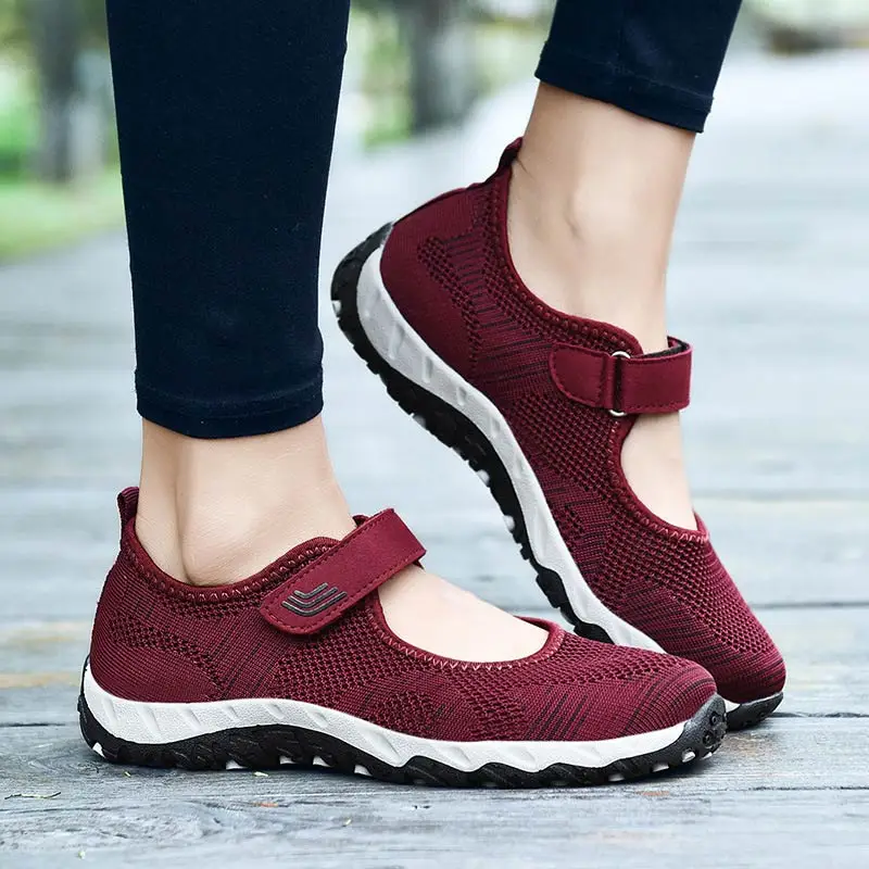 Woman sneakers breathable mesh casual vulcanize shoes 2020 red bottoms ladies female plus size zapatillas mujer | Обувь