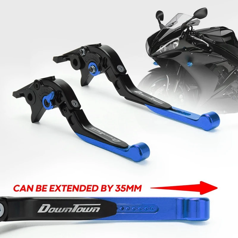 Motorcycle Accessories Folding Extendable CNC Moto Brake Clutch Levers for KYMCO DownTown 350 300I 125/200/300/350 | Автомобили и