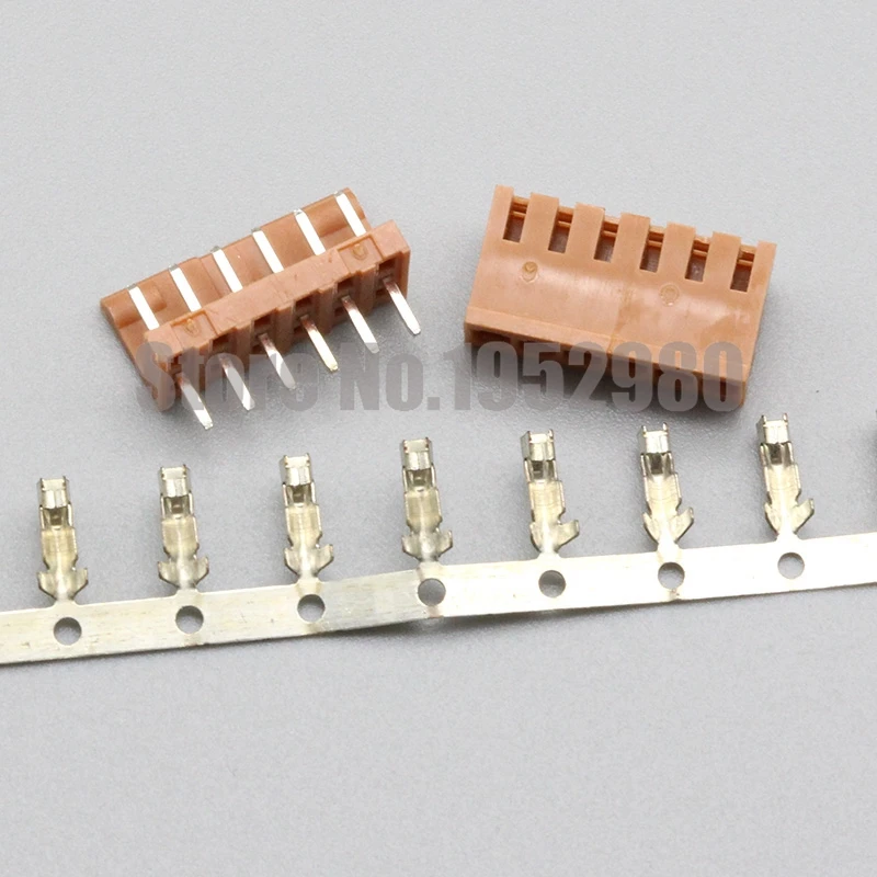 50 set JAE Connector 2.5mm 2.54mm Pitch 2P 3P 4P 5P 6P 7P 8P 9P 10P Straight Pin Header + Housing Terminals Red Color | Обустройство