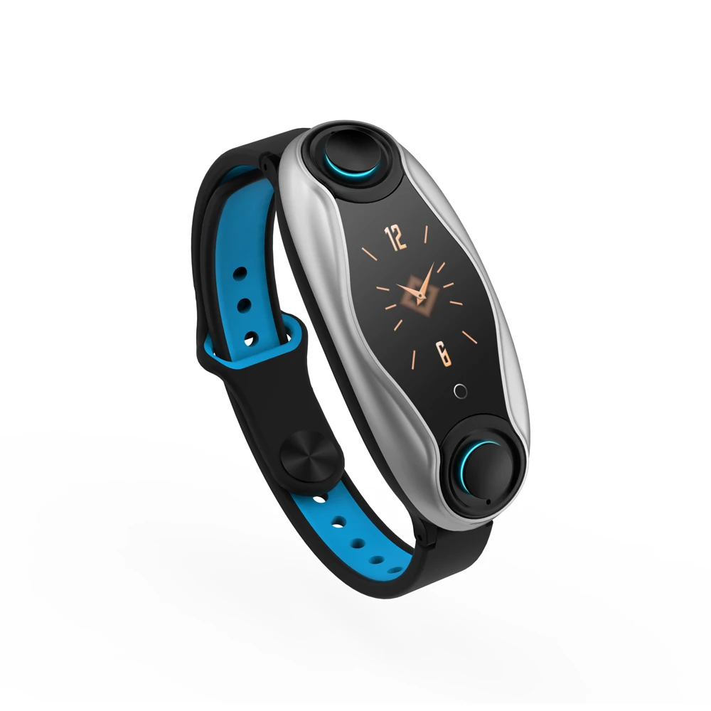 DOCIDACI T90 2 в 1 Смарт браслет вызов с TWS беспроводные Bluetooth двойные наушники 5 0 фитнес