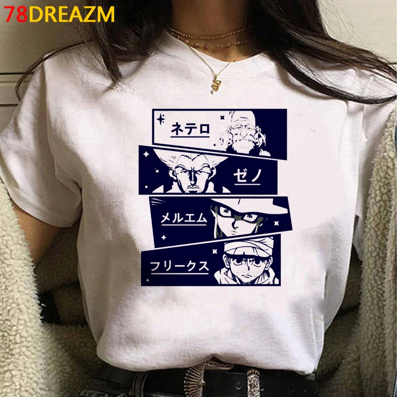 

Hunter x Hunter хоть хисока футболки футболка для мужчин повседневная одежда размера плюс пара кепки, кепки в стиле Каваий футболка эстетическое